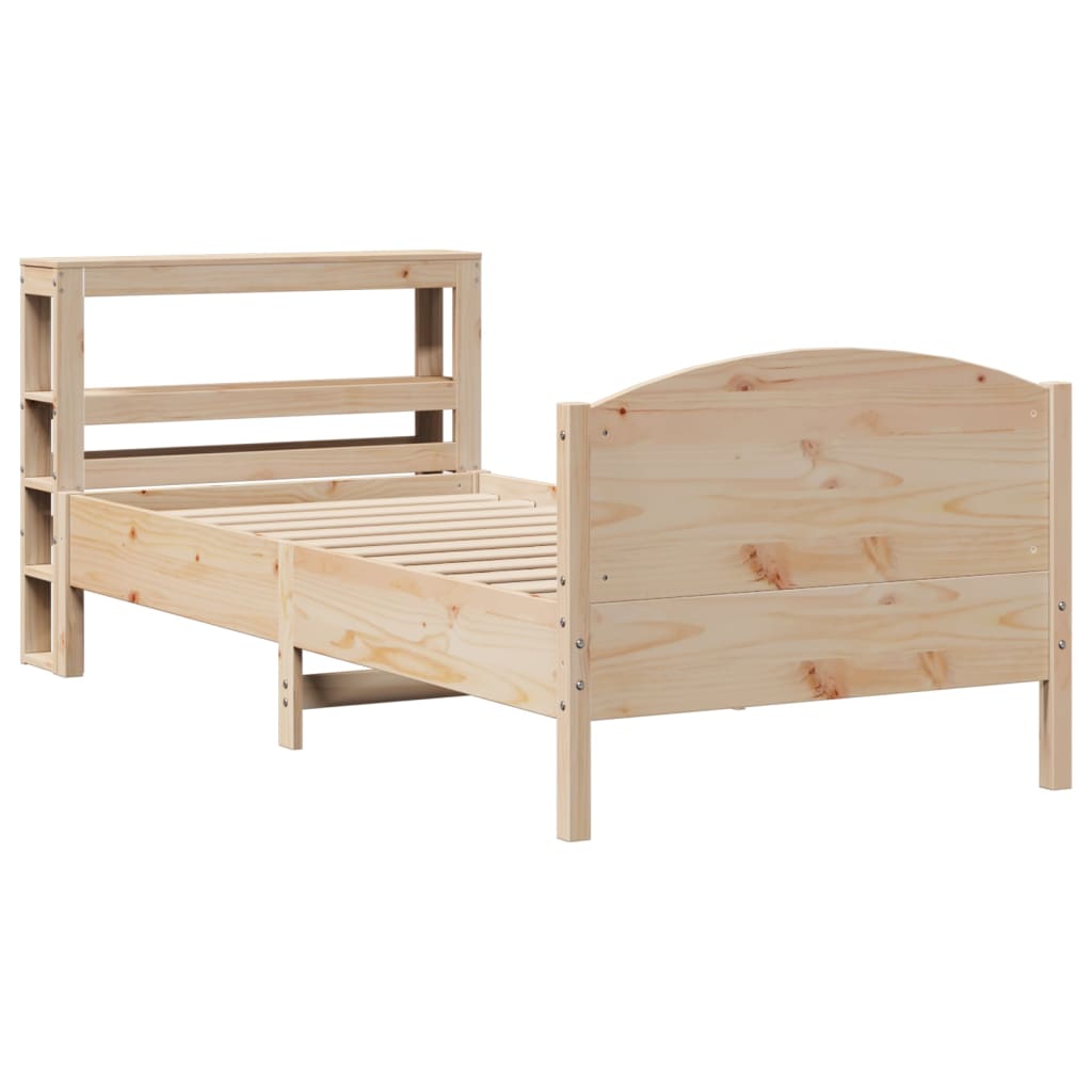 vidaXL Bedframe zonder matras massief grenenhout 100x200 cm afbeelding