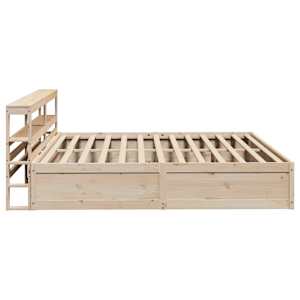 Rám postele s čelem 200 x 200 cm masivní borové dřevo - obrázek 7