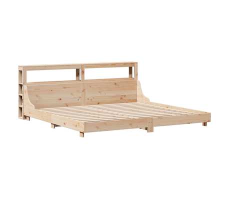 vidaXL Sengeramme uten madrass 180x200 cm heltre furu