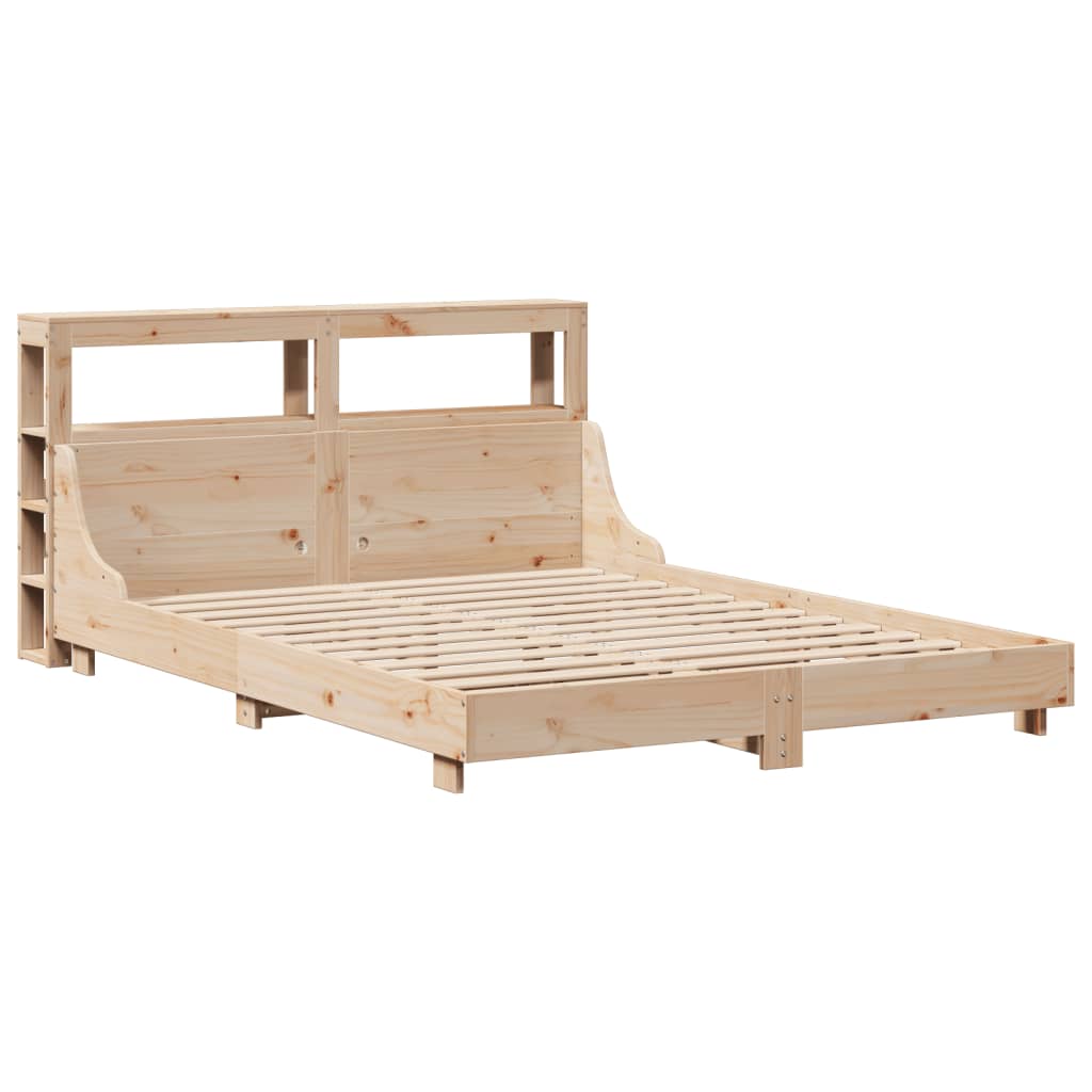 vidaXL Bedframe zonder matras massief grenenhout 120x200 cm afbeelding
