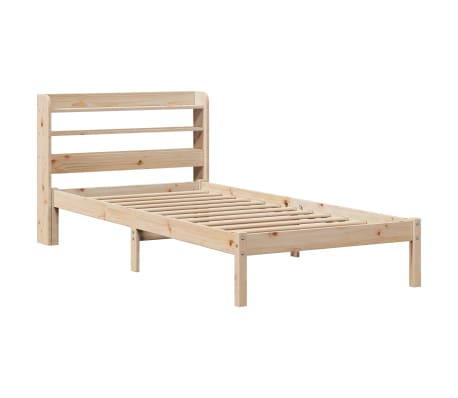 vidaXL Massivholzbett ohne Matratze 100x200 cm Kiefernholz
