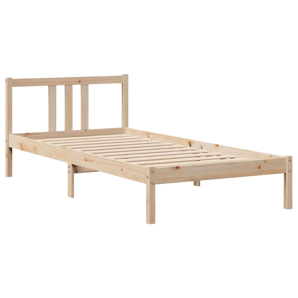 sengeramme med sengegavl 90x190 cm massivt fyrretræ 5 8721102979521 g en hd 3