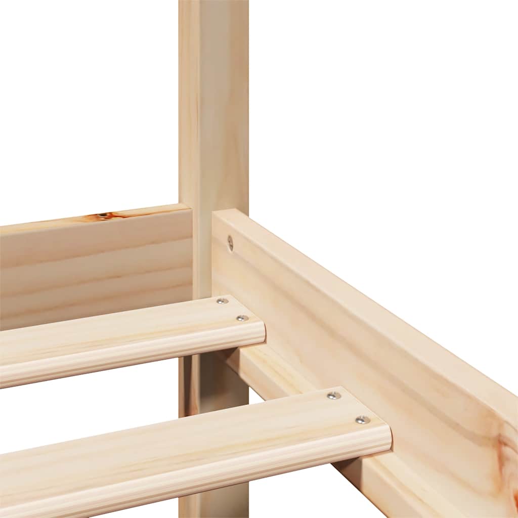 sengeramme med sengegavl 90x190 cm massivt fyrretræ 8 8721102979521 g en hd 7