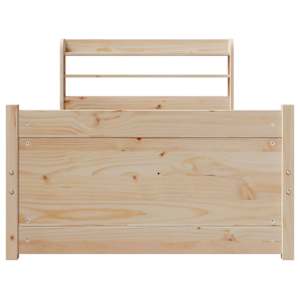 Rám postele s čelem 90 x 200 cm masivní borové dřevo - obrázek 4