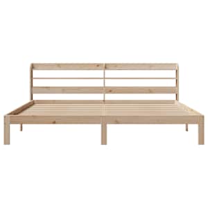 Rám postele s čelem 180 x 200 cm masivní borovice - obrázek 4