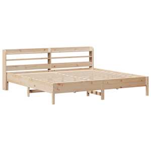 vidaXL Cadre de lit sans matelas 180x200 cm bois massif de pin