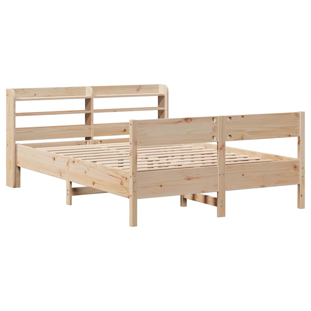 vidaXL Bedframe zonder matras massief grenenhout 120x190 cm afbeelding