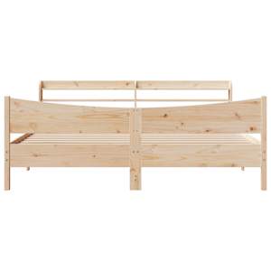 Rám postele s čelem 180 x 200 cm masivní borovice - obrázek 4