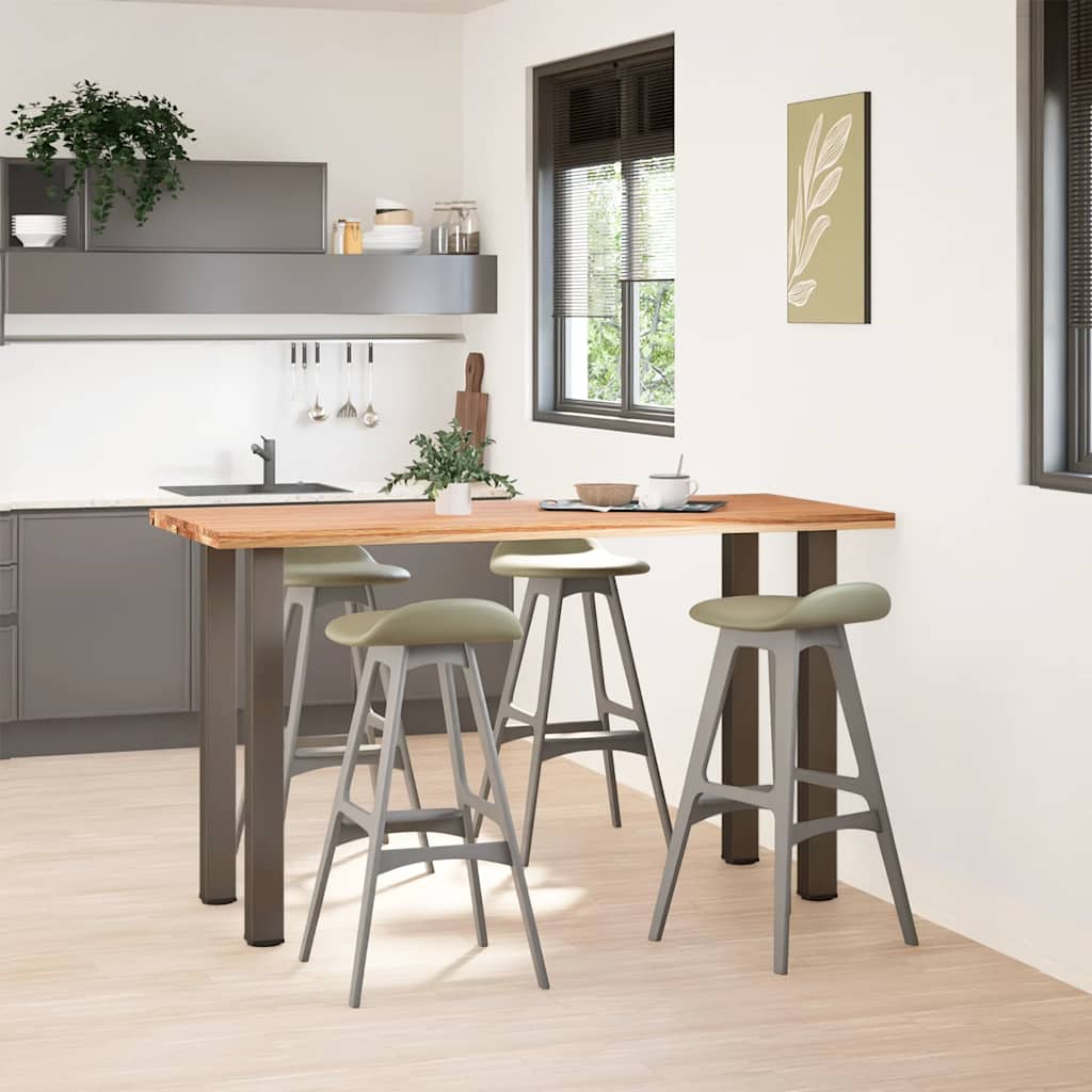 vidaXL Bartafel rechthoekig 180x80x102 cm massief eikenhout lichtbruin afbeelding