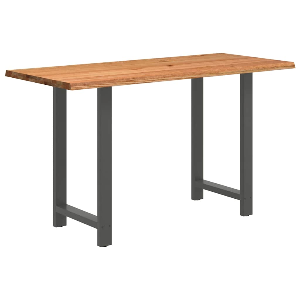 Bartafel rechthoekig 180x80x112 cm massief eikenhout lichtbruin - Afbeelding 5