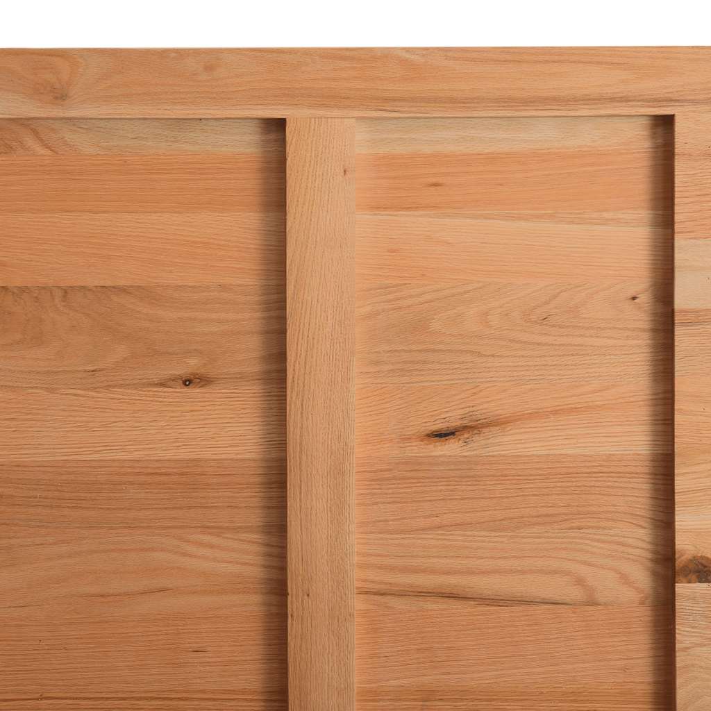Bartafel rechthoekig 180x80x112 cm massief eikenhout lichtbruin - Afbeelding 10