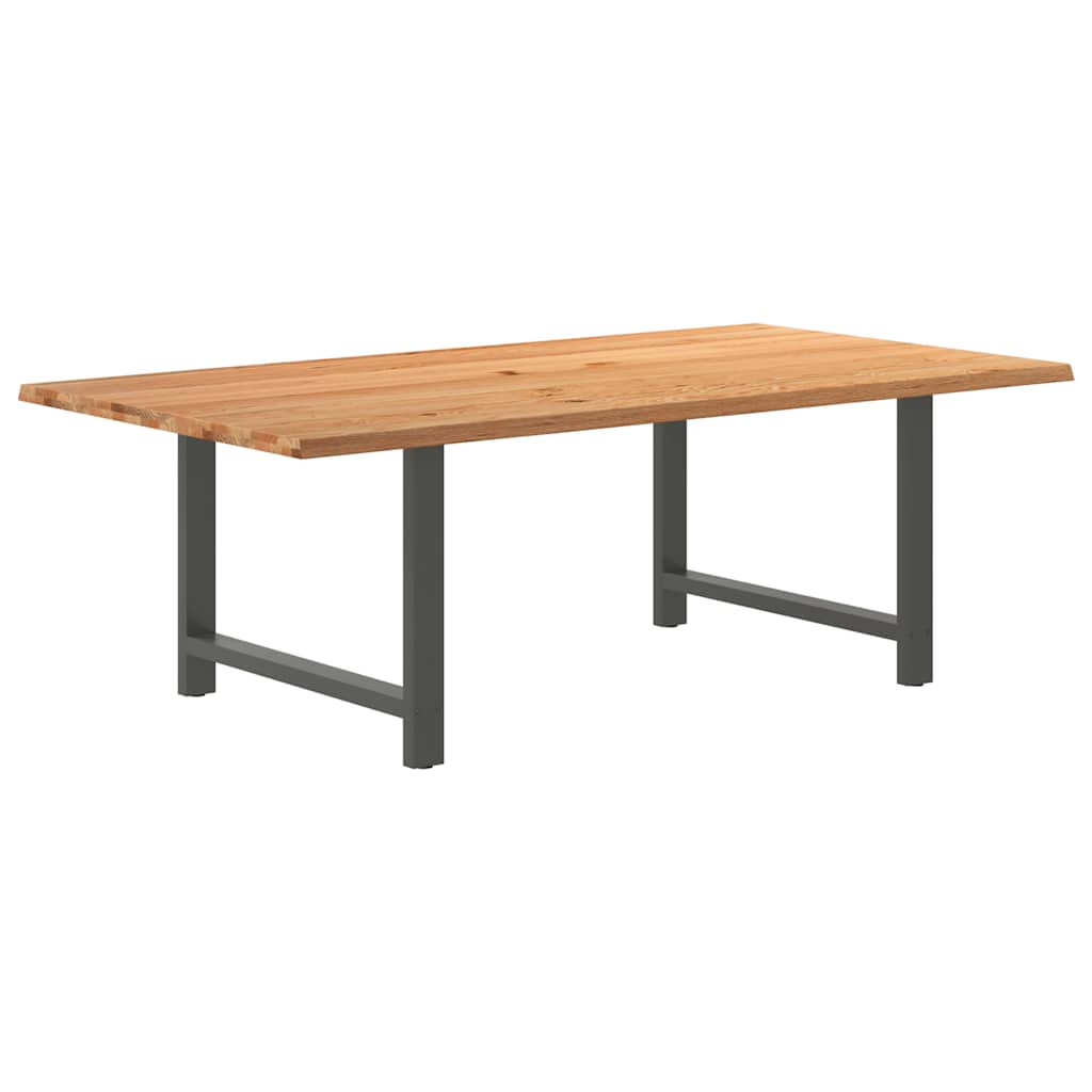vidaXL Jídelní stůl světle hnědá 220x100x74 cm dub obdélníkový