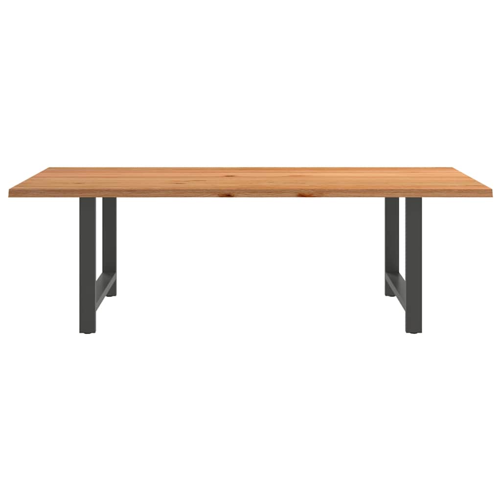 Thumbnail - vidaXL Esstisch Hellbraun 240x120x74 cm Massivholz Eiche Rechteckig