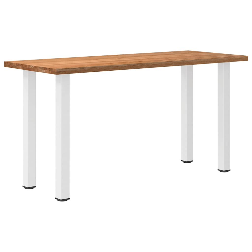 Bartafel rechthoekig 200x80x102 cm massief eikenhout lichtbruin