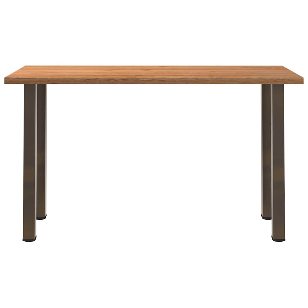 Thumbnail - vidaXL Bartisch Hellbraun 200x80x112 cm Massivholz Eiche Rechteckig