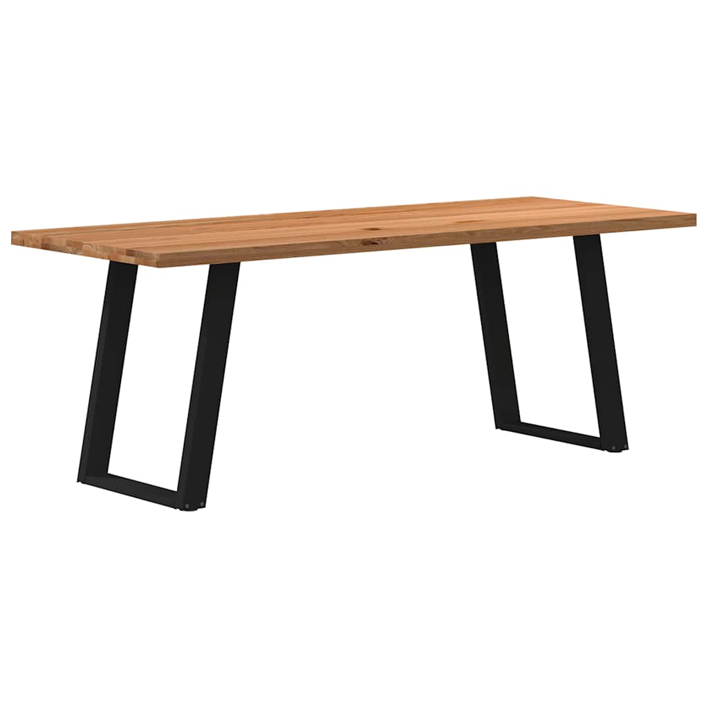 vidaXL Jídelní stůl světle hnědá 200x80x74 cm dub obdélníkový