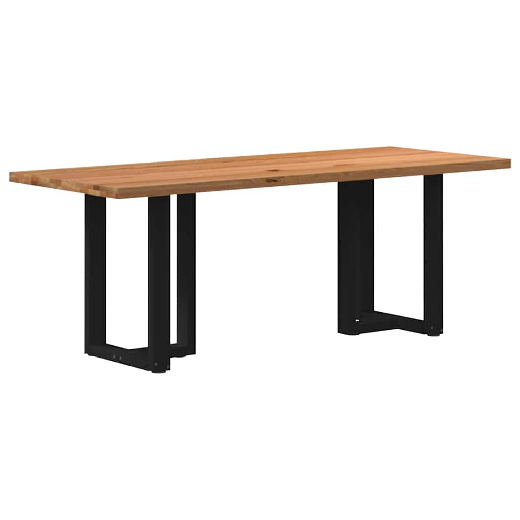 vidaXL Jídelní stůl světle hnědá 200x80x74 cm dub obdélníkový
