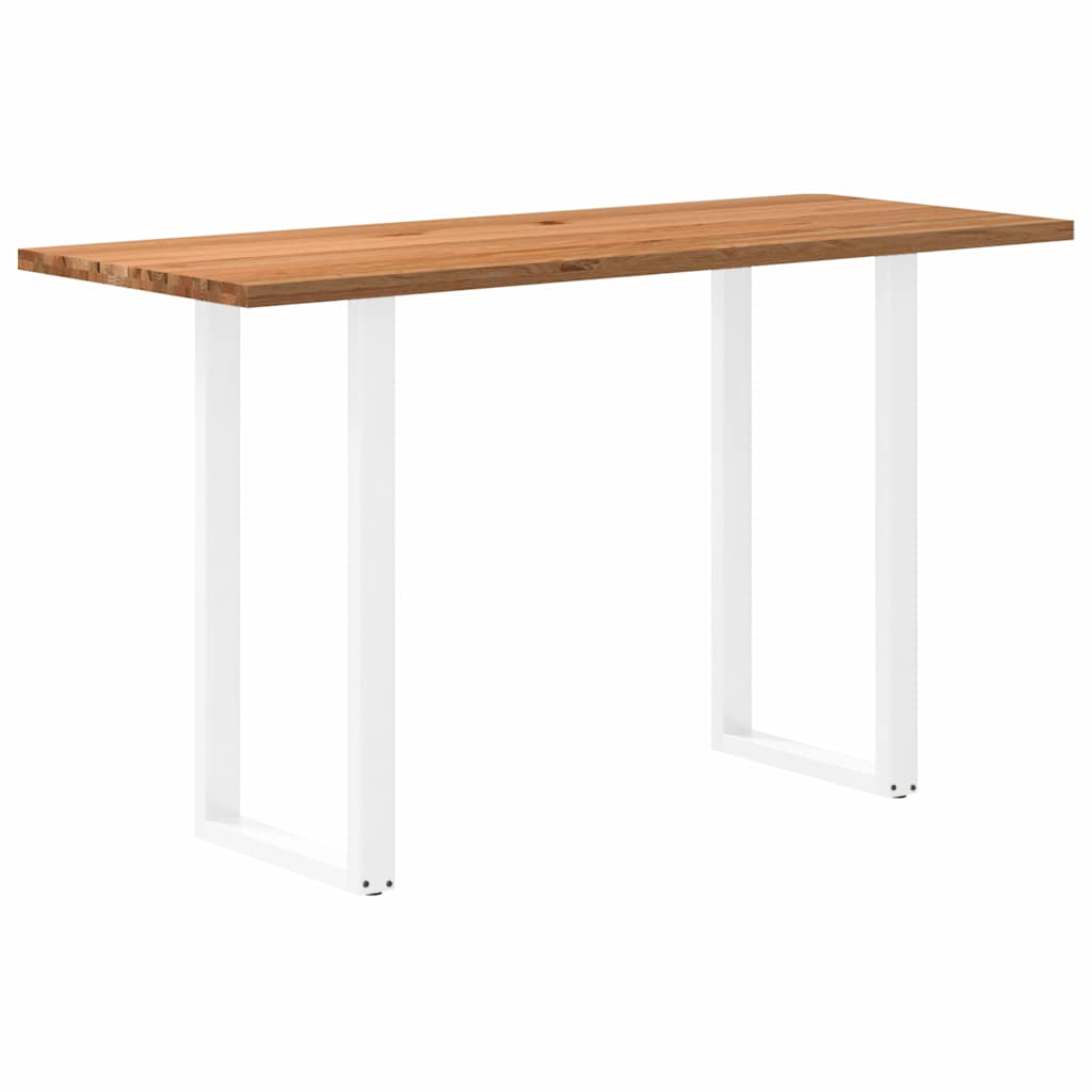 Bartafel rechthoekig 200x80x112 cm massief eikenhout lichtbruin