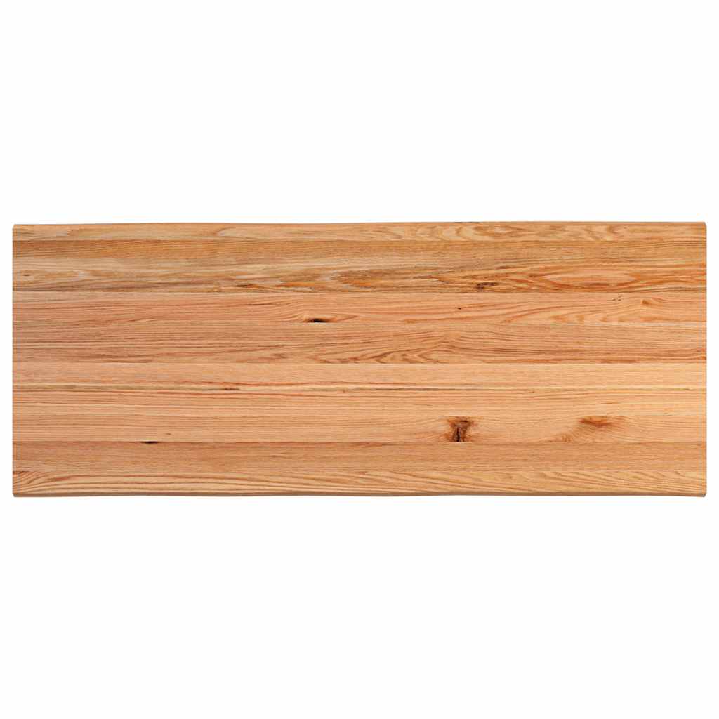Bartafel rechthoekig boomrand 200x80x102 cm massief eikenhout - Afbeelding 7
