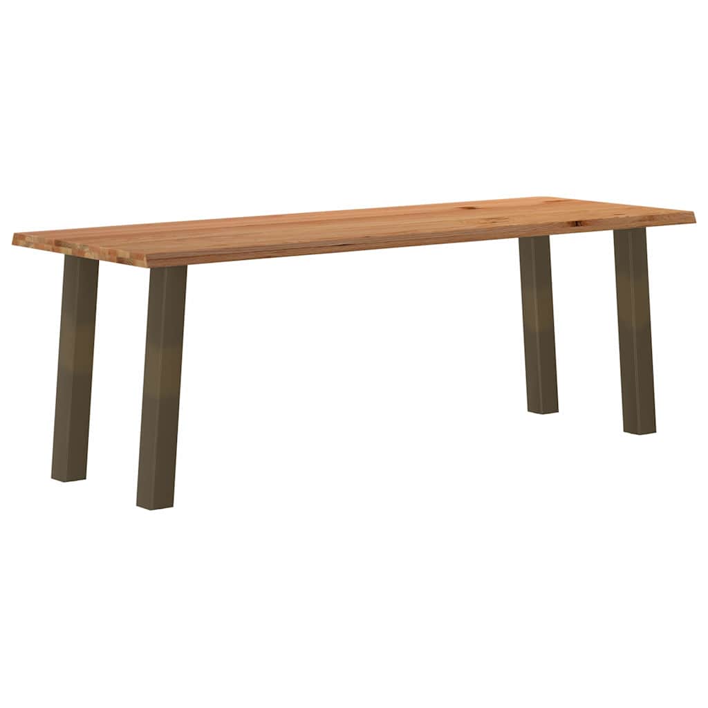 vidaXL Jídelní stůl s živou hranou 220x80x74cm masivní dub obdélníkový