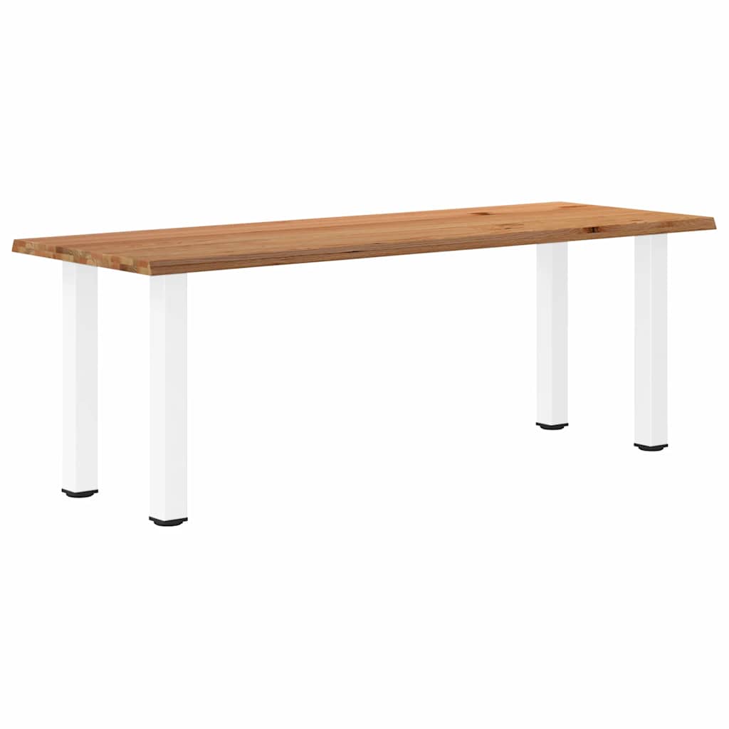 Thumbnail - vidaXL Esstisch mit Baumkanten 220x80x74 cm Massivholz Eiche
