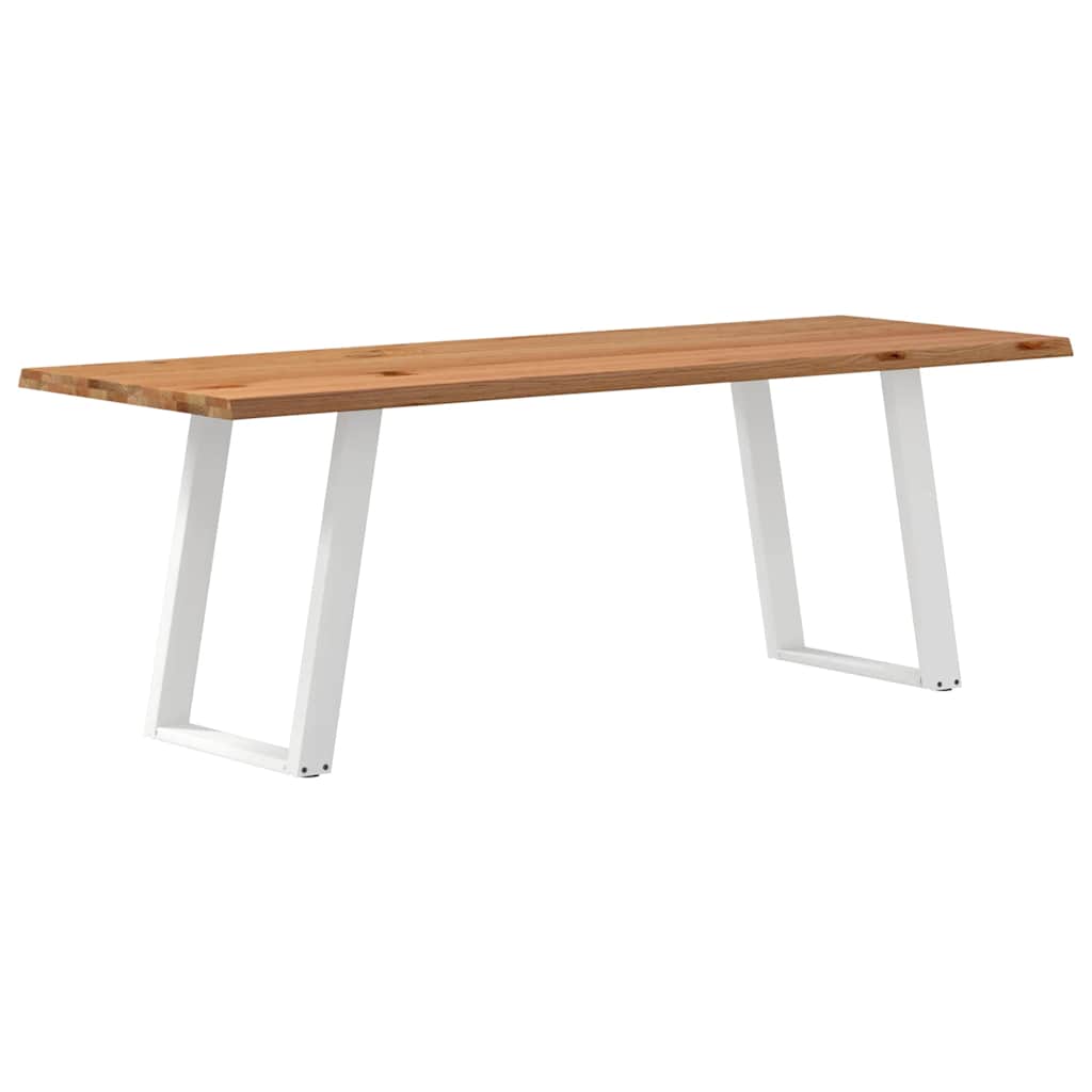 vidaXL Jídelní stůl s živou hranou 220x80x74cm masivní dub obdélníkový