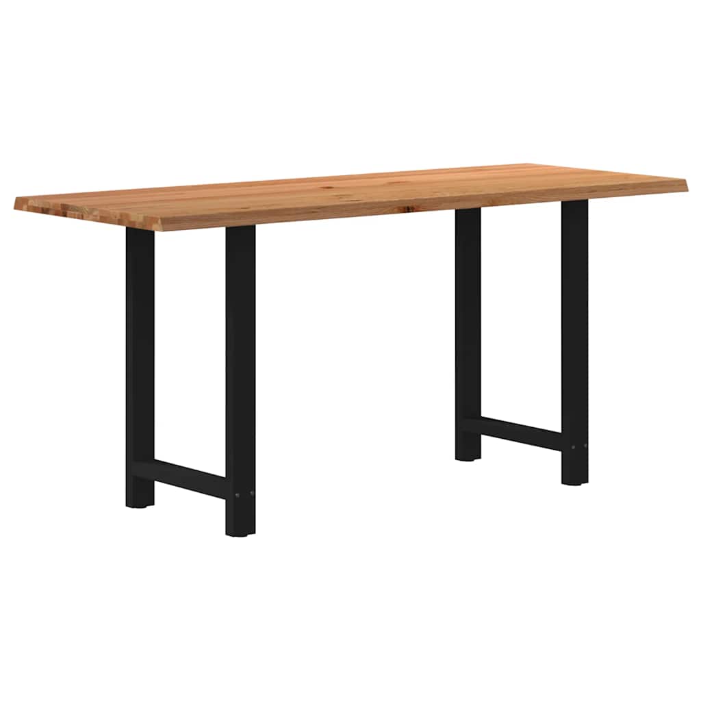 vidaXL Bartafel rechthoekig 200x80x92 cm massief eikenhout lichtbruin