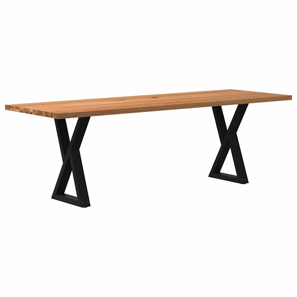 vidaXL Jídelní stůl světle hnědá 240x80x74 cm dub obdélníkový