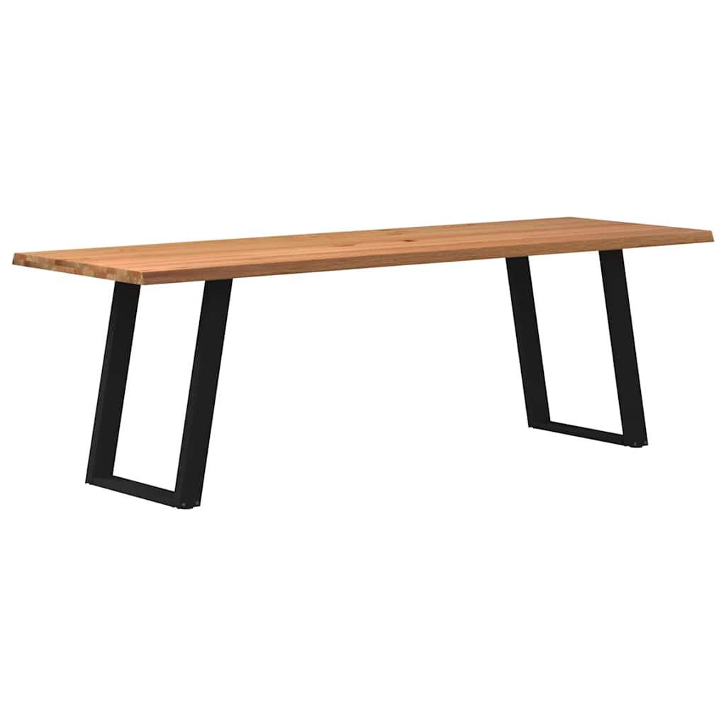 vidaXL Jídelní stůl s živou hranou 240x80x74cm masivní dub obdélníkový