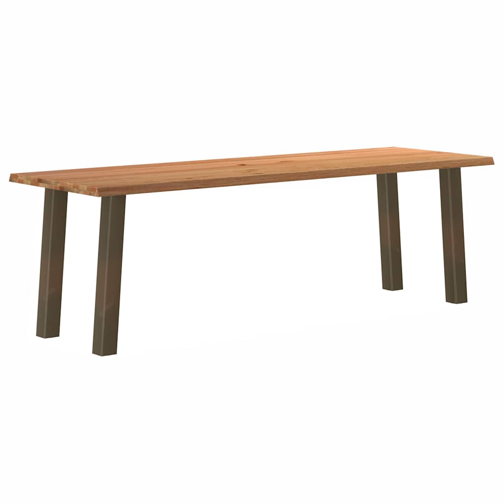 vidaXL Jídelní stůl s živou hranou 240x80x74cm masivní dub obdélníkový