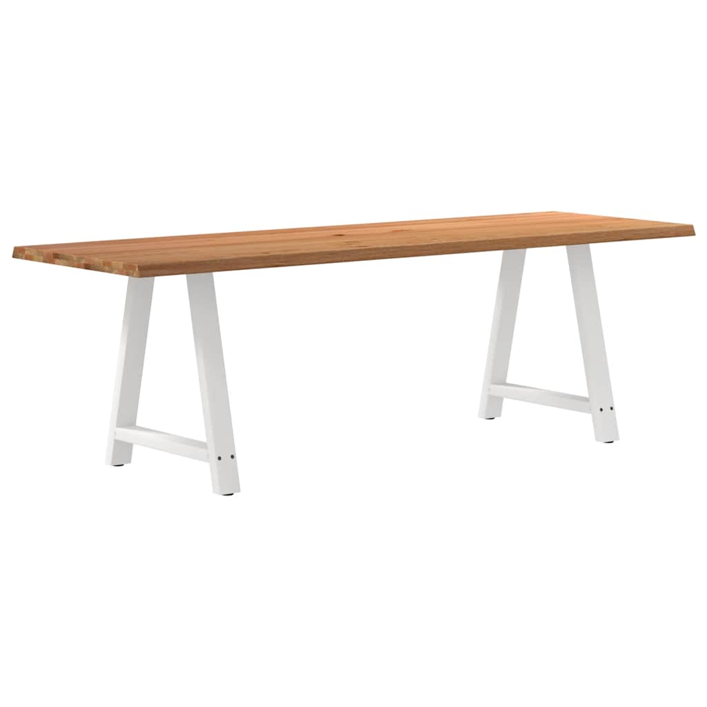 vidaXL Jídelní stůl s živou hranou 240x80x74cm masivní dub obdélníkový