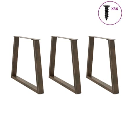 vidaXL Table &agrave; manger marron clair 280x80x74 cm rectangulaire