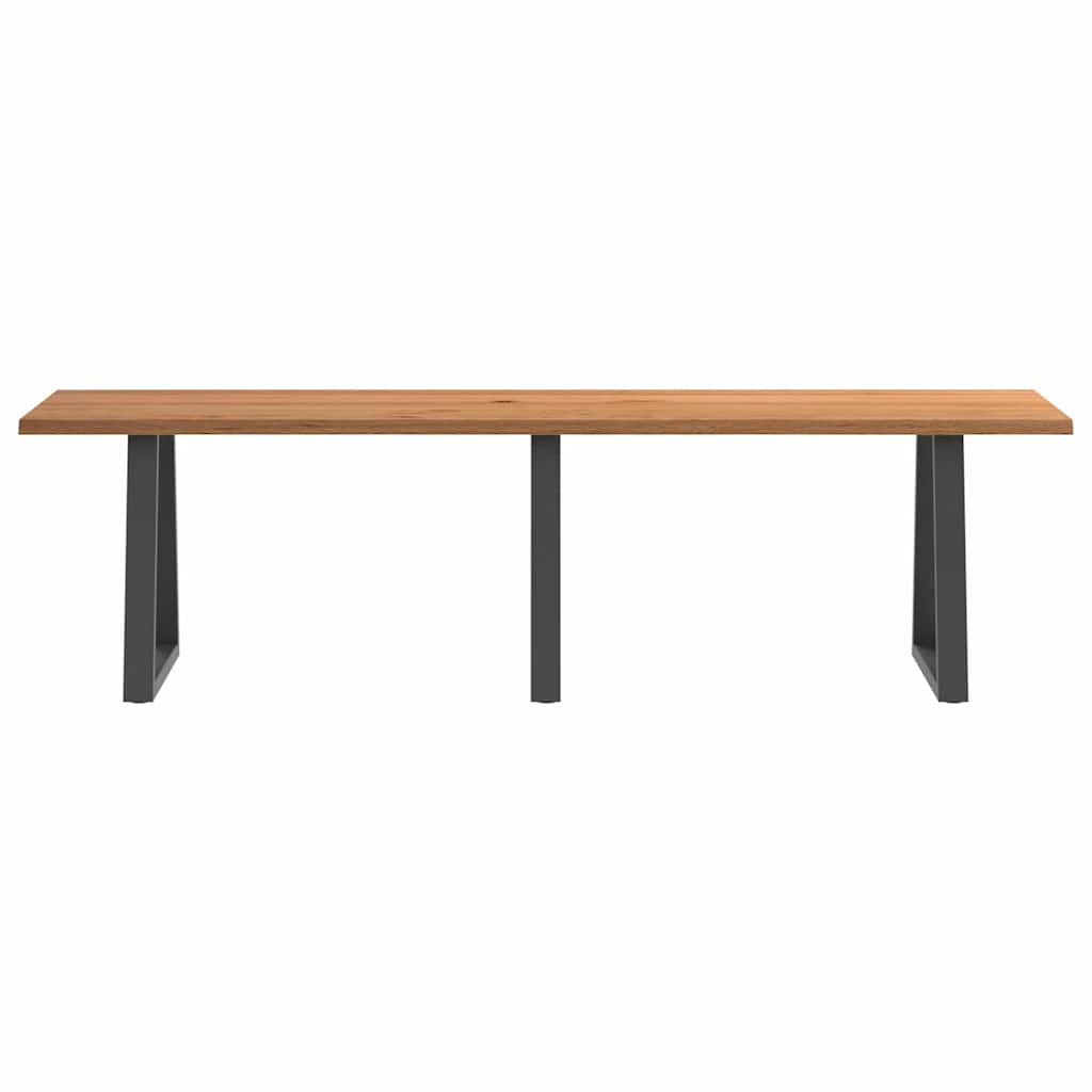 Thumbnail - vidaXL Esstisch mit Baumkanten 280x80x74 cm Massivholz Eiche