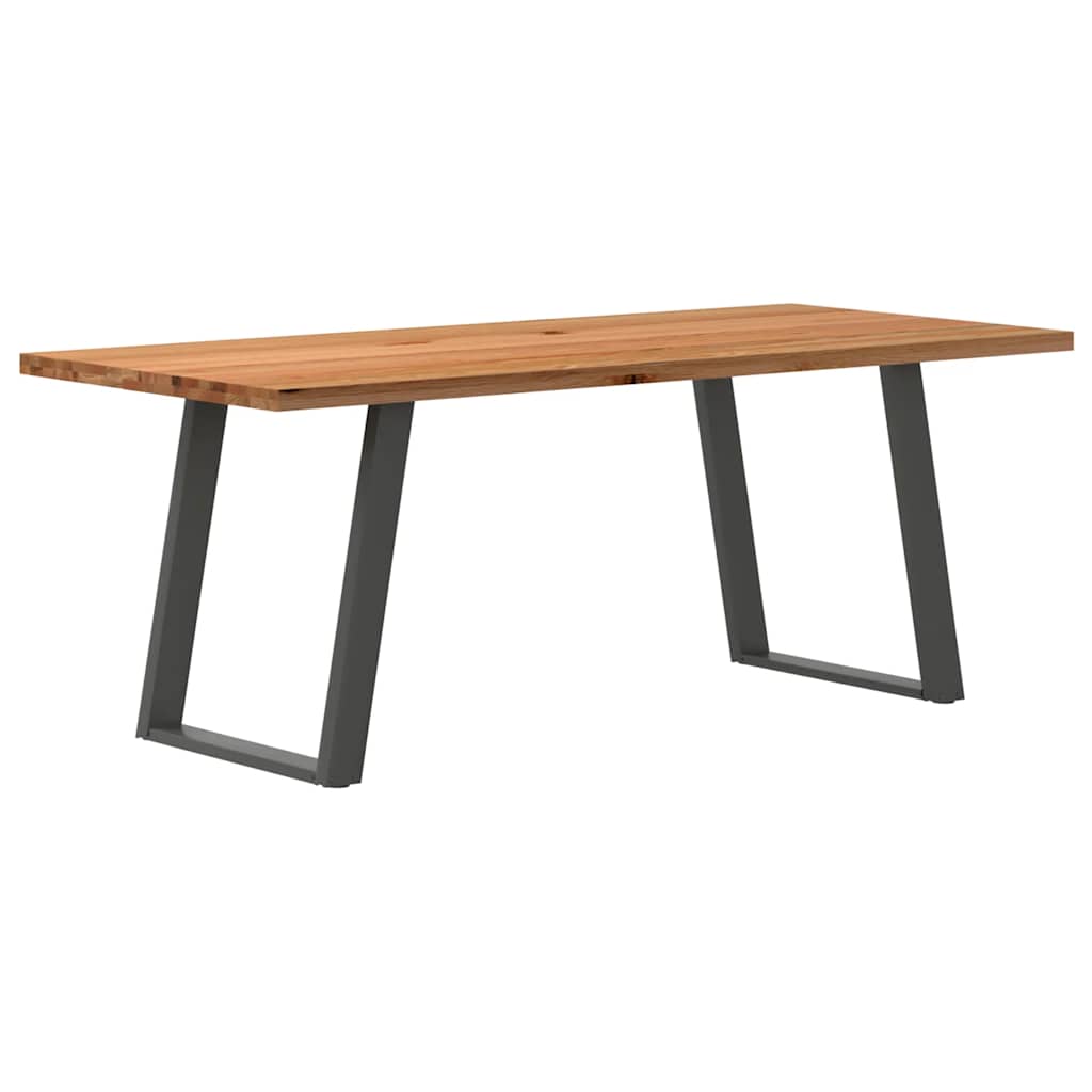 vidaXL Jídelní stůl světle hnědá 200x90x74 cm dub obdélníkový
