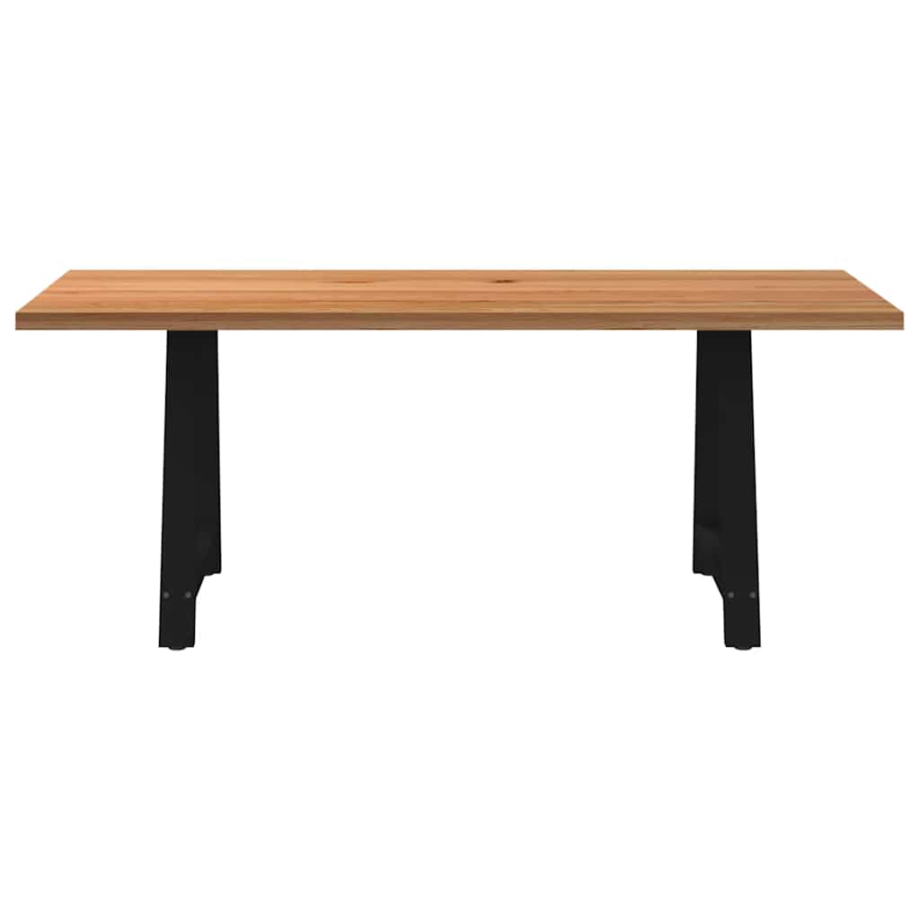 Thumbnail - vidaXL Esstisch Hellbraun 200x90x74 cm Massivholz Eiche Rechteckig