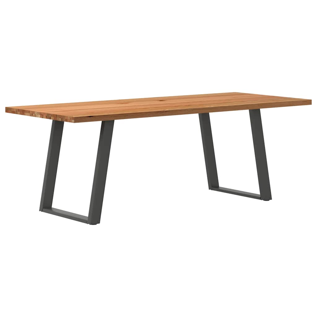 vidaXL Jídelní stůl světle hnědá 220x90x74 cm dub obdélníkový