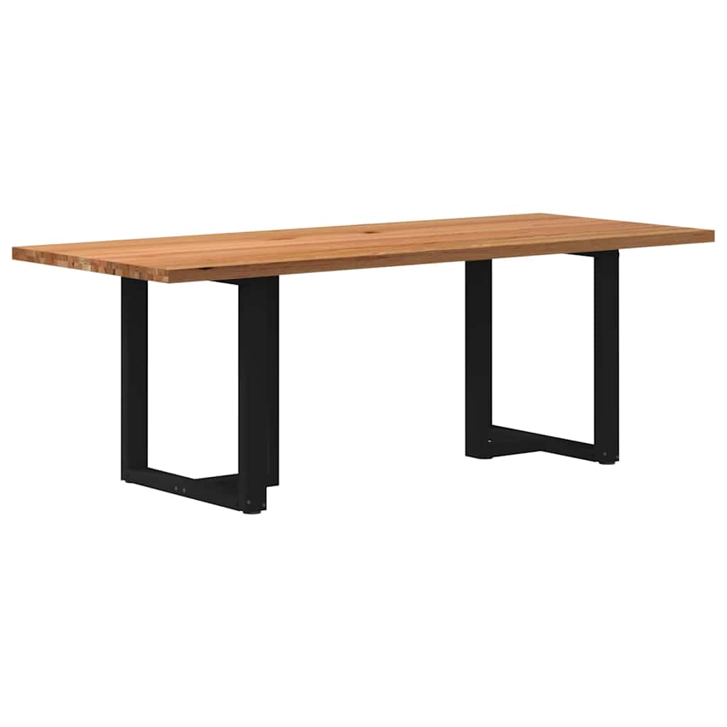vidaXL Jídelní stůl světle hnědá 220x90x74 cm dub obdélníkový
