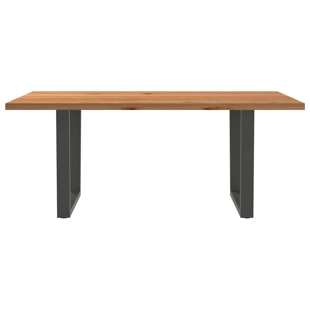 Thumbnail - vidaXL Esstisch mit Baumkanten 180x100x74 cm Massivholz Eiche