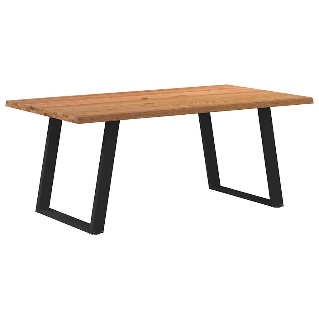 vidaXL Jídelní stůl světle hnědá 180x100x74 cm masivní dubové dřevo