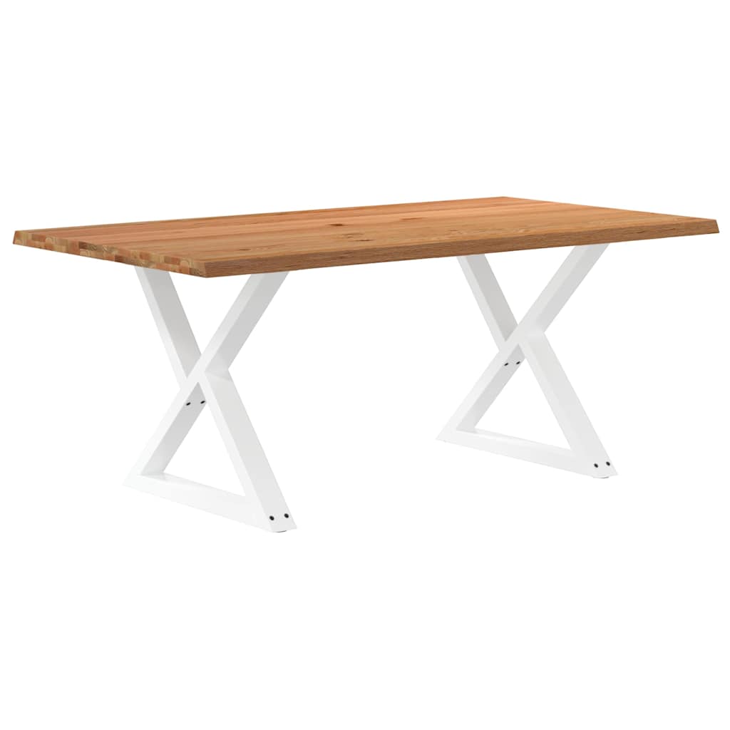 vidaXL Jídelní stůl s nepravidelnými hranami světle hnědá 180x100x74cm