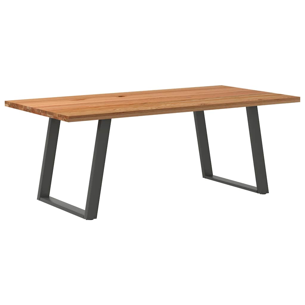 vidaXL Jídelní stůl světle hnědá 200x100x74 cm dub obdélníkový