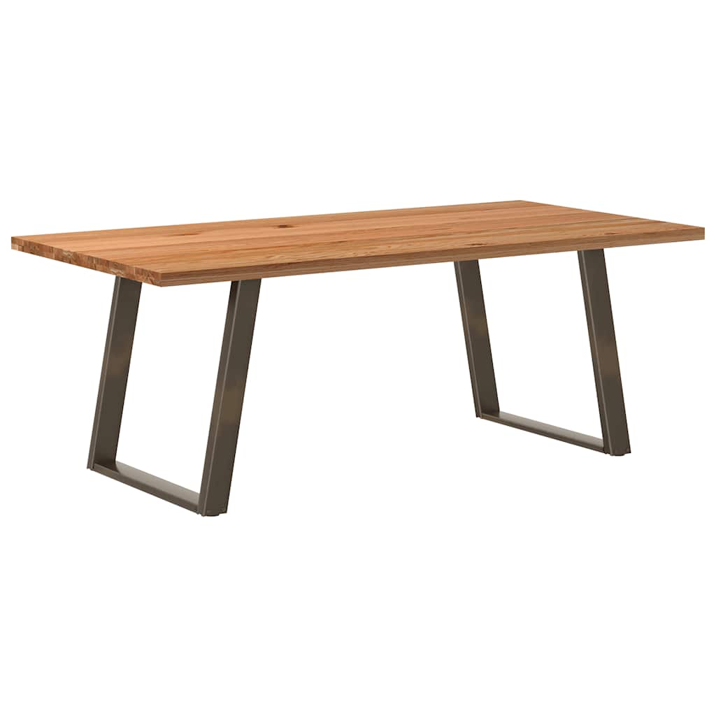 vidaXL Jídelní stůl světle hnědá 200x100x74 cm dub obdélníkový
