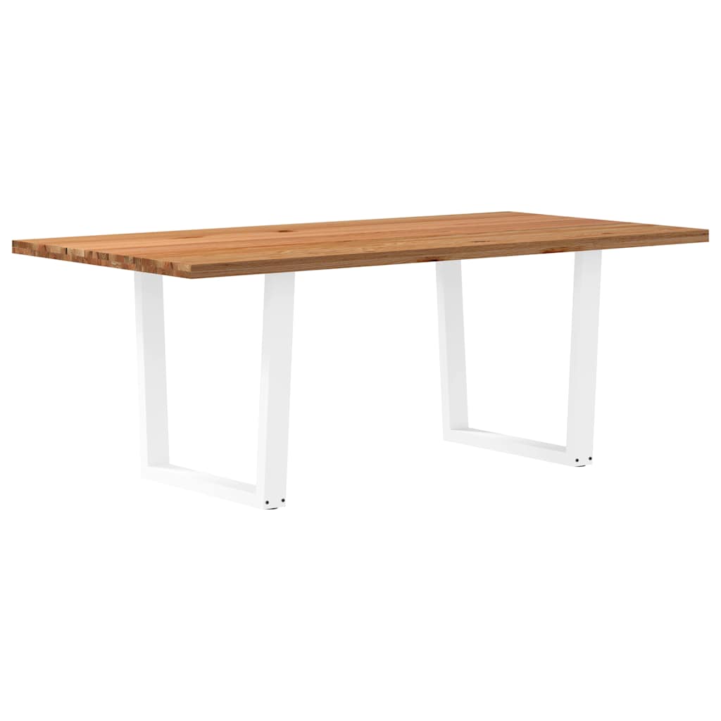 vidaXL Jídelní stůl s nepravidelnými hranami 200x100x74 cm dub dřevo