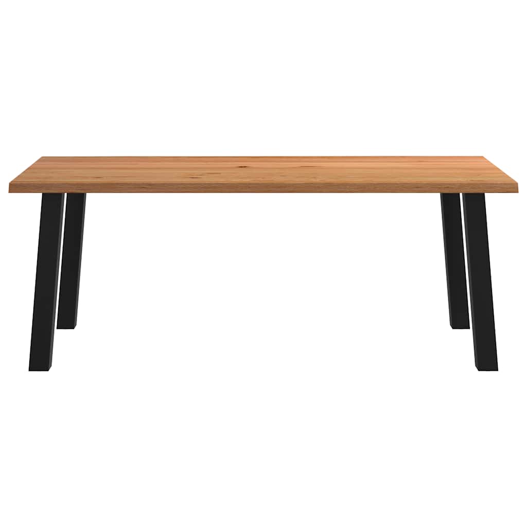 Thumbnail - vidaXL Esstisch mit Baumkanten 200x100x74 cm Massivholz Eiche Rechteck