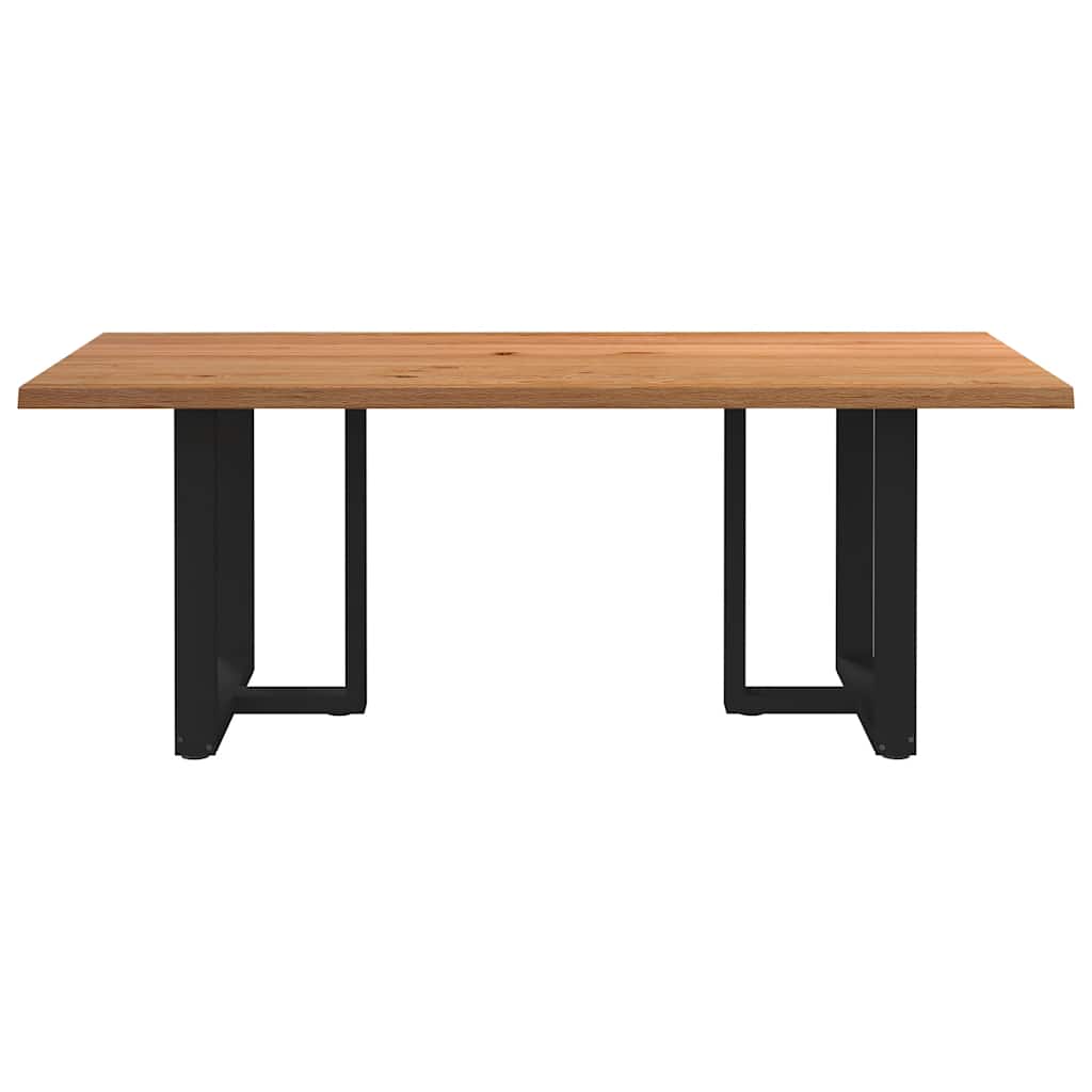 Thumbnail - vidaXL Esstisch mit Baumkanten 200x100x74 cm Massivholz Eiche Rechteck