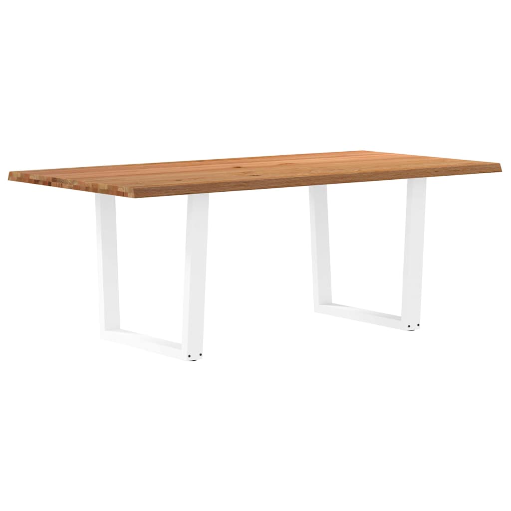 vidaXL Jídelní stůl s nepravidelnými hranami 200x100x74 cm dub dřevo