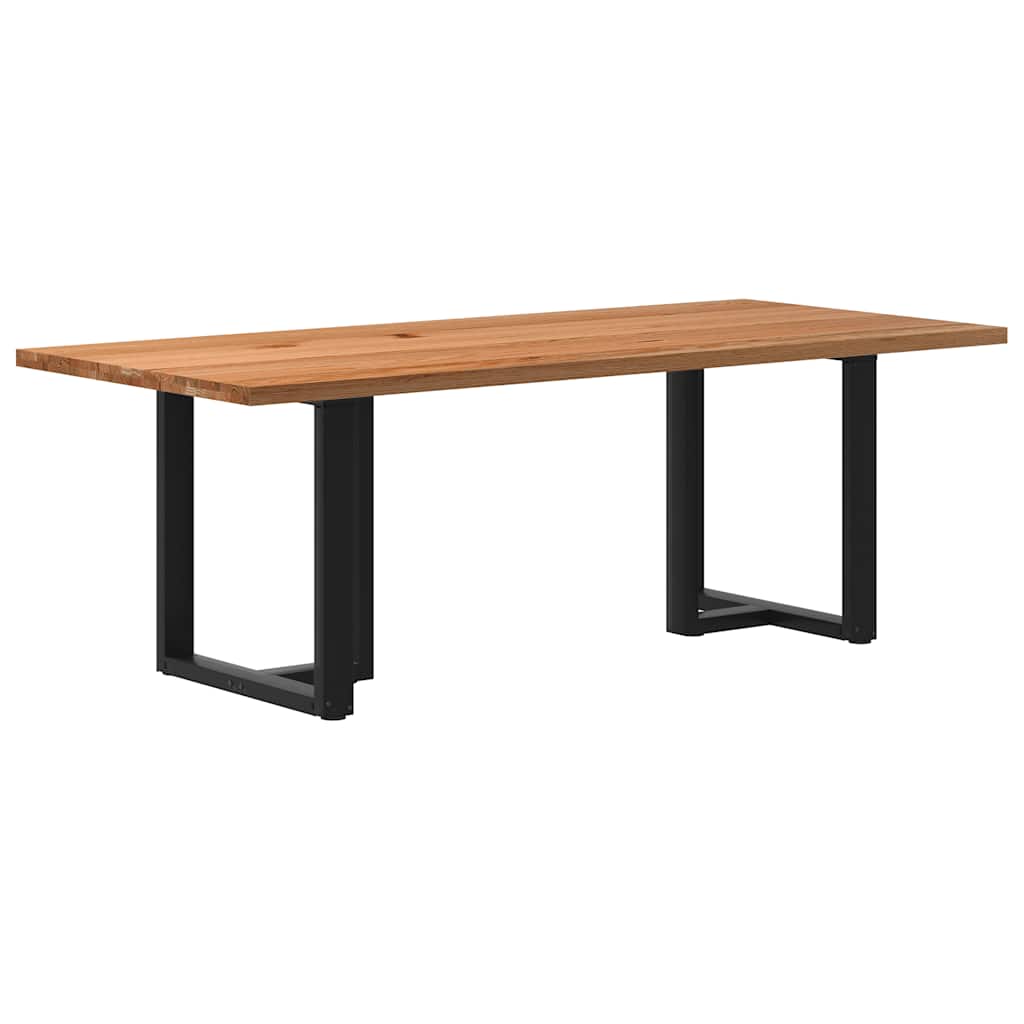 vidaXL Jídelní stůl světle hnědá 220x100x74 cm dub obdélníkový