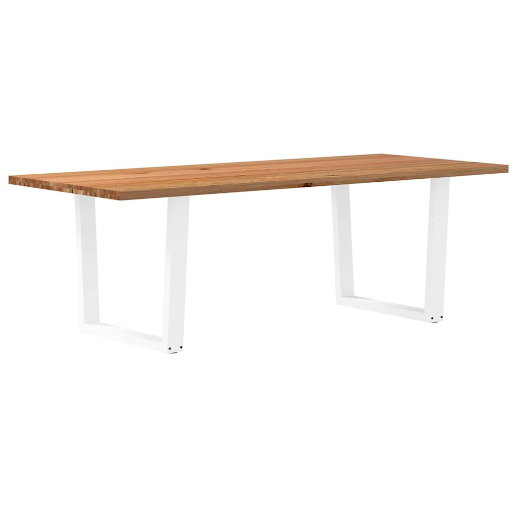 vidaXL Jídelní stůl s nepravidelnými hranami 240x100x74 cm dub dřevo