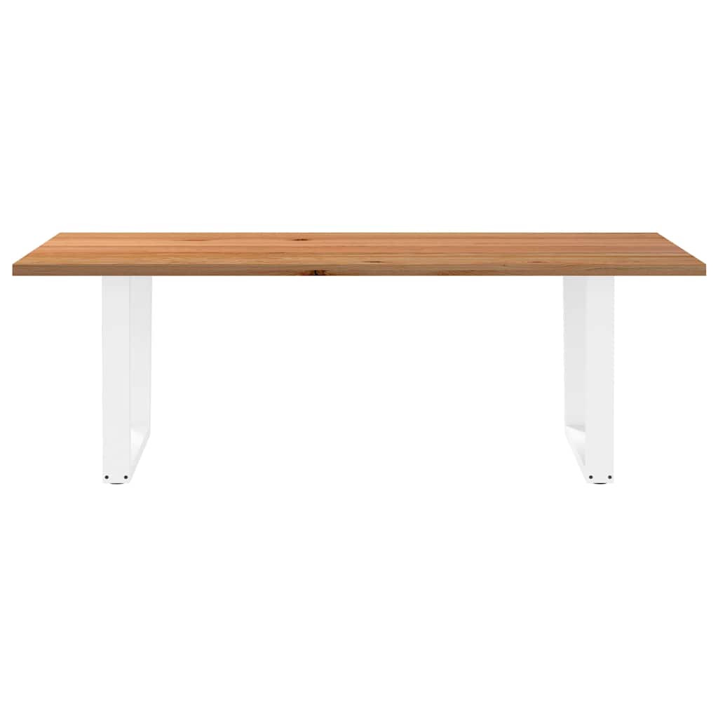 Thumbnail - vidaXL Esstisch mit Baumkanten 240x100x74 cm Massivholz Eiche