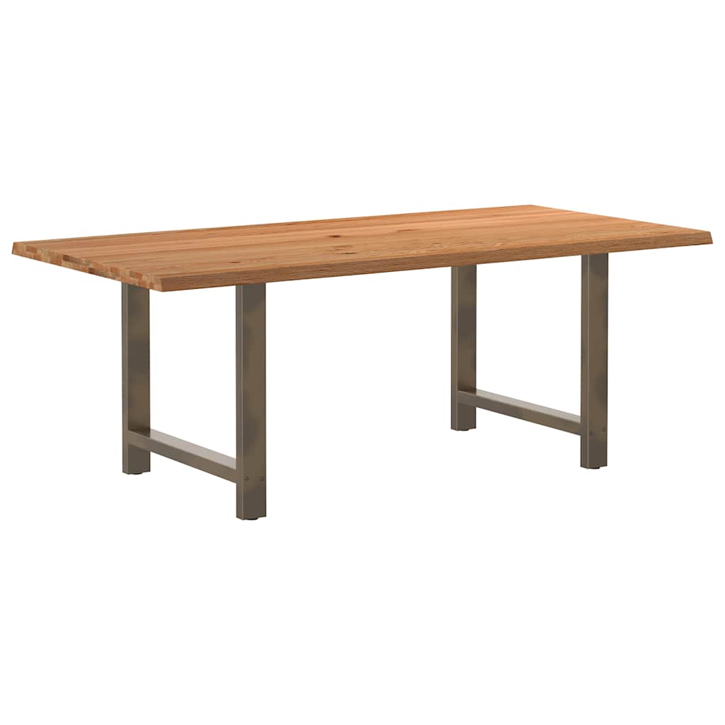 vidaXL Jídelní stůl světle hnědá 200x100x74 cm dub obdélníkový